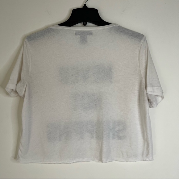 Sugar Rush Cropped Tee - Medium, White - Picture 6 of 7